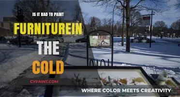 Painting Furniture in Cold Weather: Risks and Best Practices