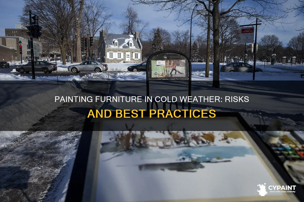 is it bad to paint furniturein the cold