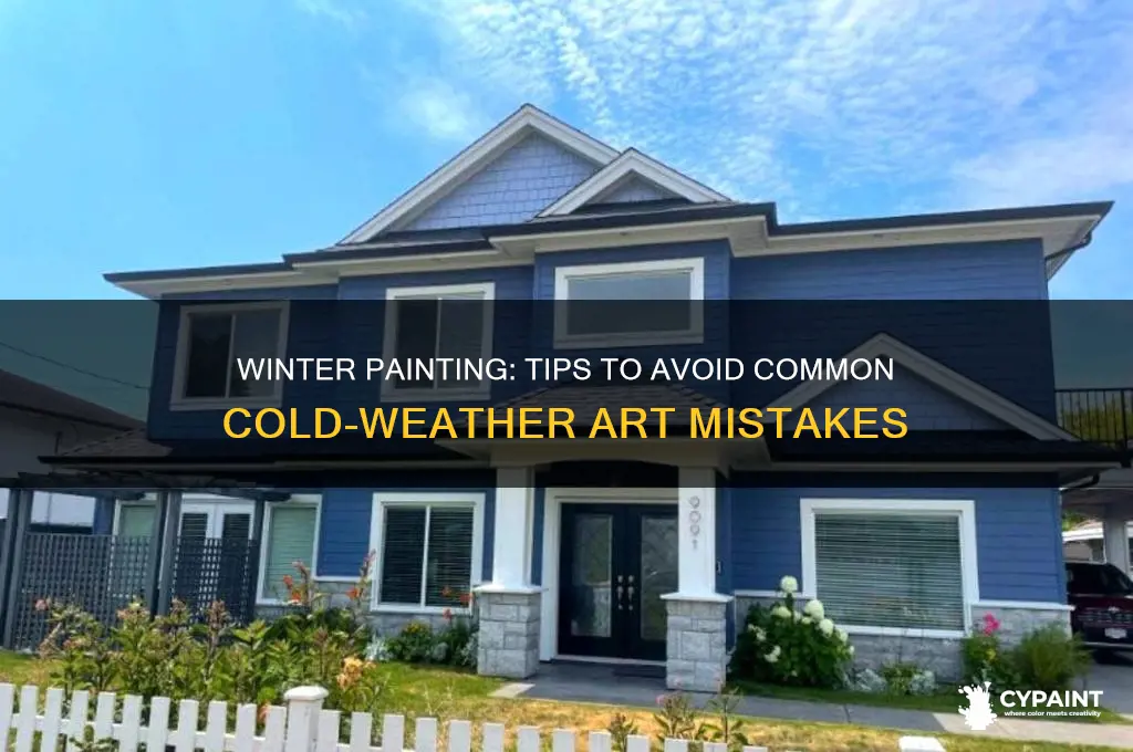 is it bad to paint in the winter