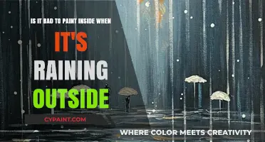 Exploring the Pros and Cons of Painting Indoors During Rainy Weather