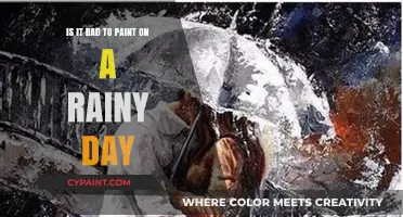 Painting in the Rain: Good or Bad Idea?