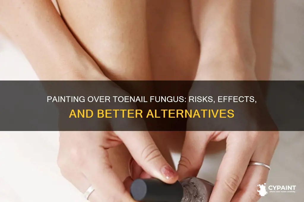 is it bad to paint over toenail fungus