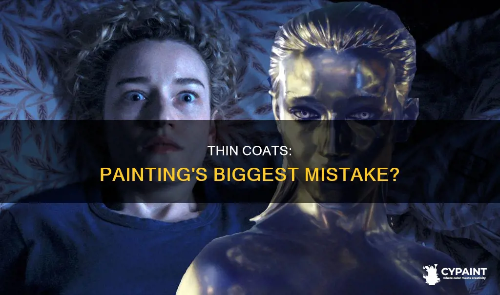 is it bad to paint too thin of coats