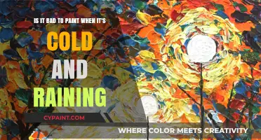 Chilly and Wet: The Impact of Painting in Cold, Rainy Weather