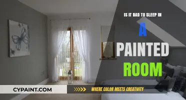 Painted Room: Safe to Sleep?