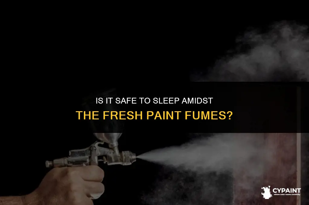 is it bad to sleep with the smell of paint