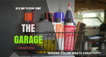 Storing Paint in the Garage: Good or Bad Idea?