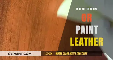 Dye vs. Paint: Which is Best for Leather Crafting?