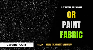 Embossing vs. Painting Fabric: Which Technique Elevates Your Craft?
