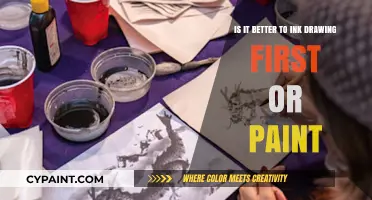 Ink or Paint First? The Great Art Debate