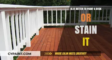 Deck Maintenance Dilemma: Painting vs. Staining - Which is Better?