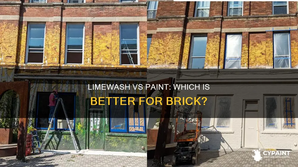 is it better to paint brick or limewash brick