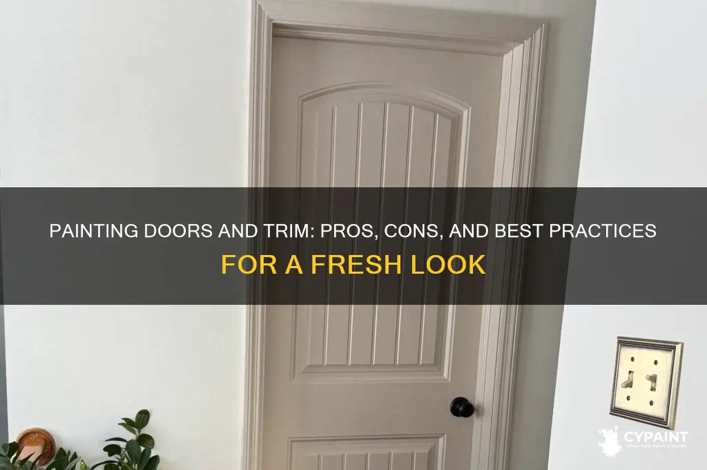 is it better to paint doirs and trim