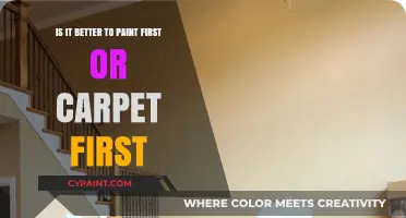 Paint or Carpet First: What's the Best Sequence?