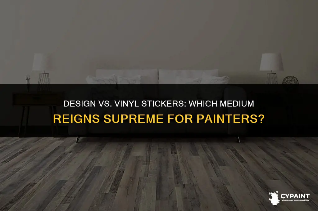 is it better to paint on design or vinyl stickers