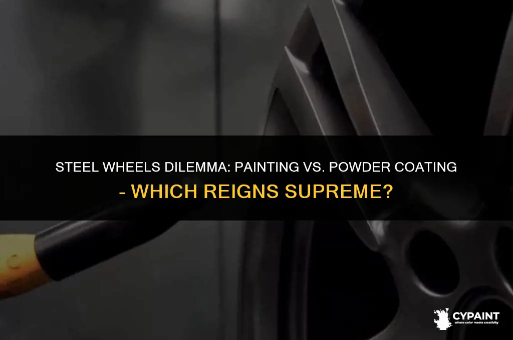 is it better to paint or powder coat steel wheels