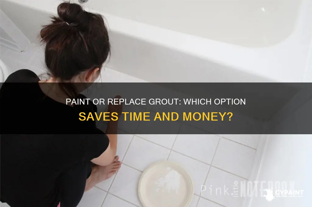 is it better to paint or replace grout