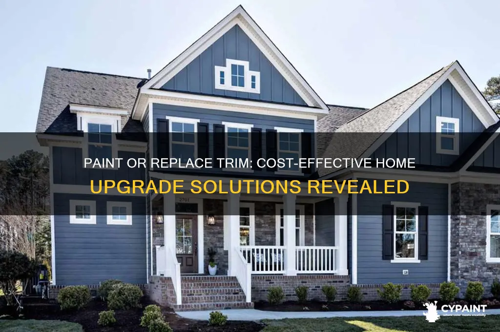 is it better to paint or replace trim