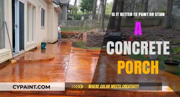 Revamping Your Concrete Porch: Paint vs. Stain - Which is Best?
