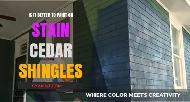 Cedar Shingles: Paint or Stain?