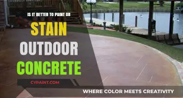Staining or Painting Concrete: Which is Best for Your Patio?