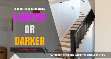 How to Choose Staircase Paint Colors: Light or Dark?