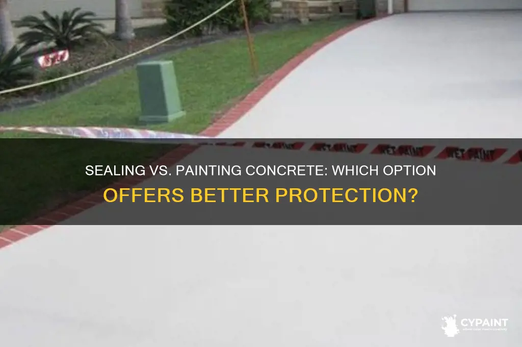 is it better to seal or paint concrete