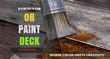 Stain vs. Paint: Which Finish is Best for Your Deck?