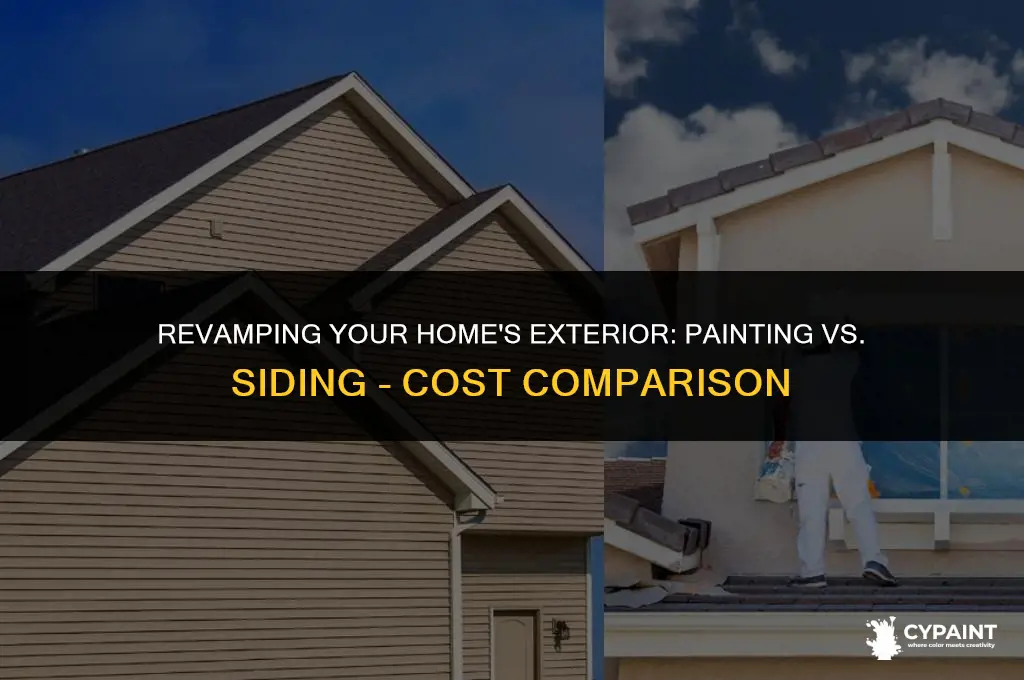 is it cheaper to paint or put on new siding