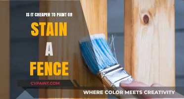 Save Money: Paint or Stain Your Fence?