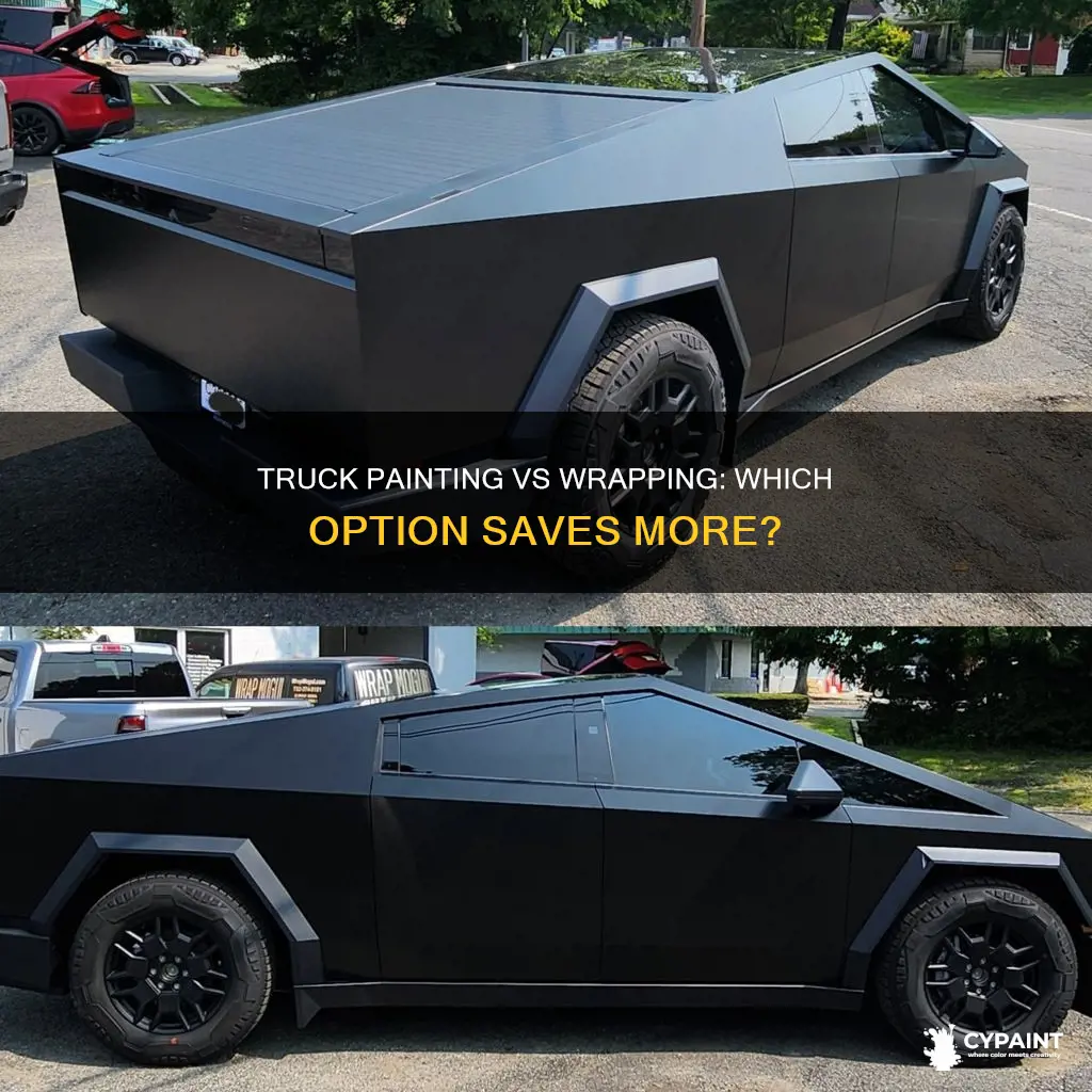 is it cheaper to paint or wrap a truck