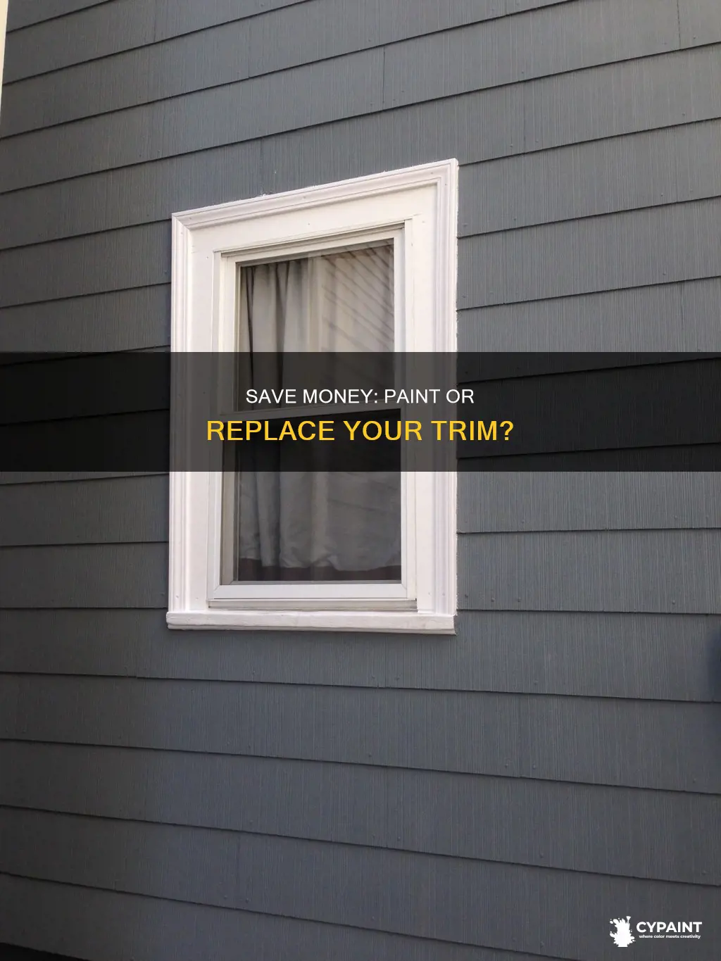 is it cheaper to paint trim or replace it