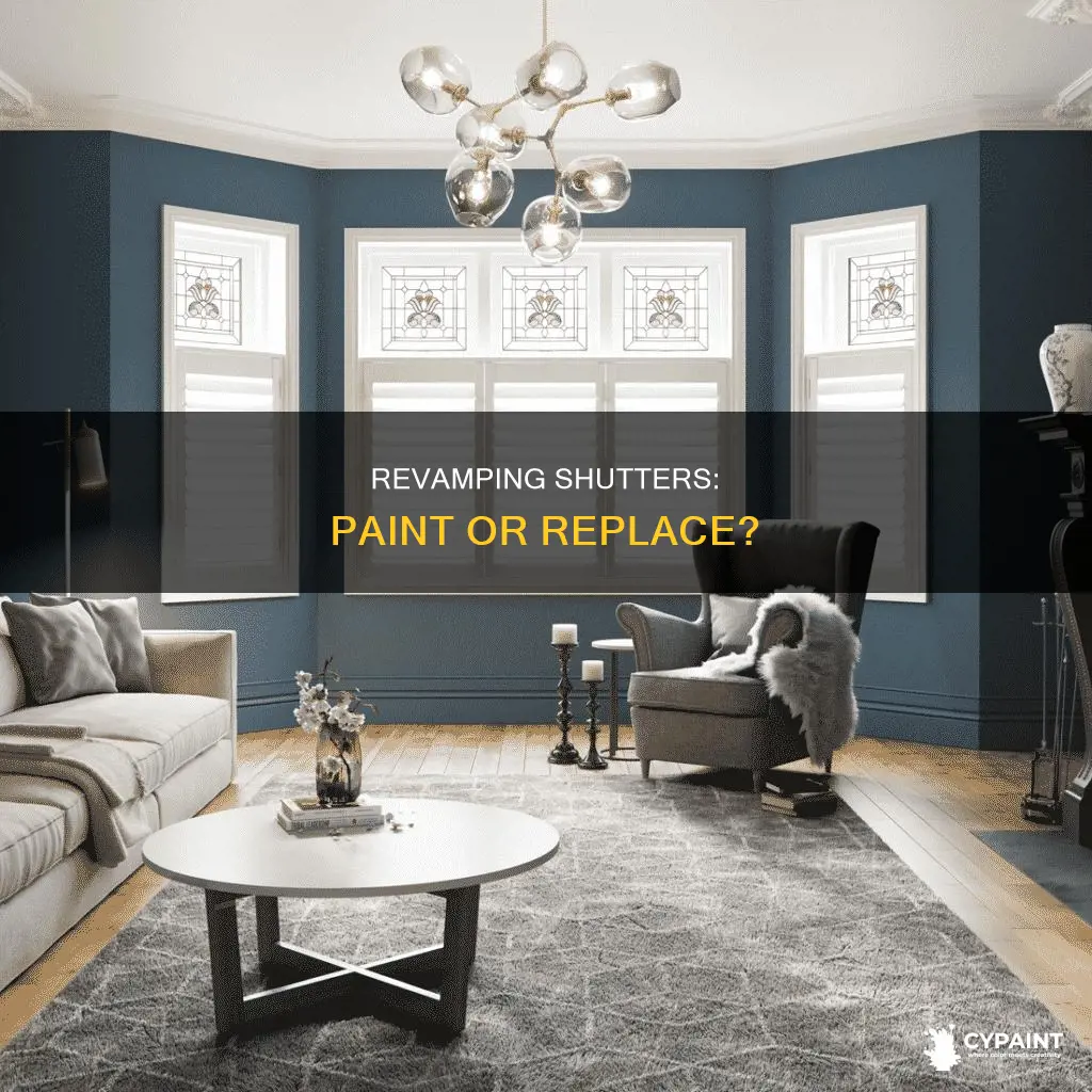 is it cheaper to replace shutters or paint them