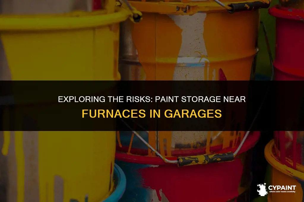 is it dangerous to keep paint in garage with furnace
