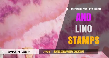 Exploring the Art of Tie-Dye and Lino Stamps: Paint Differences Unveiled