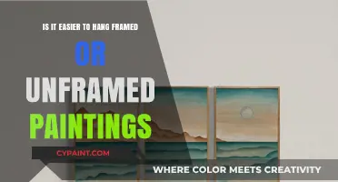 Hanging Art: Framed vs. Unframed
