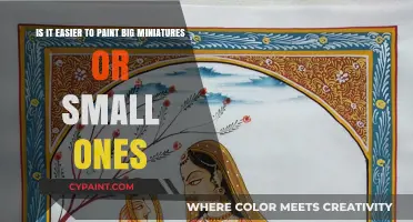 Miniature Painting Dilemmas: Big vs Small - Which Size Reigns Supreme?