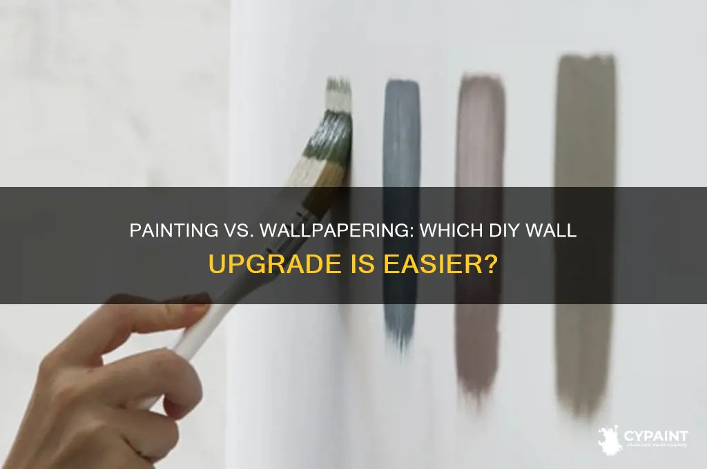 is it easier to paint or hang wallpaper