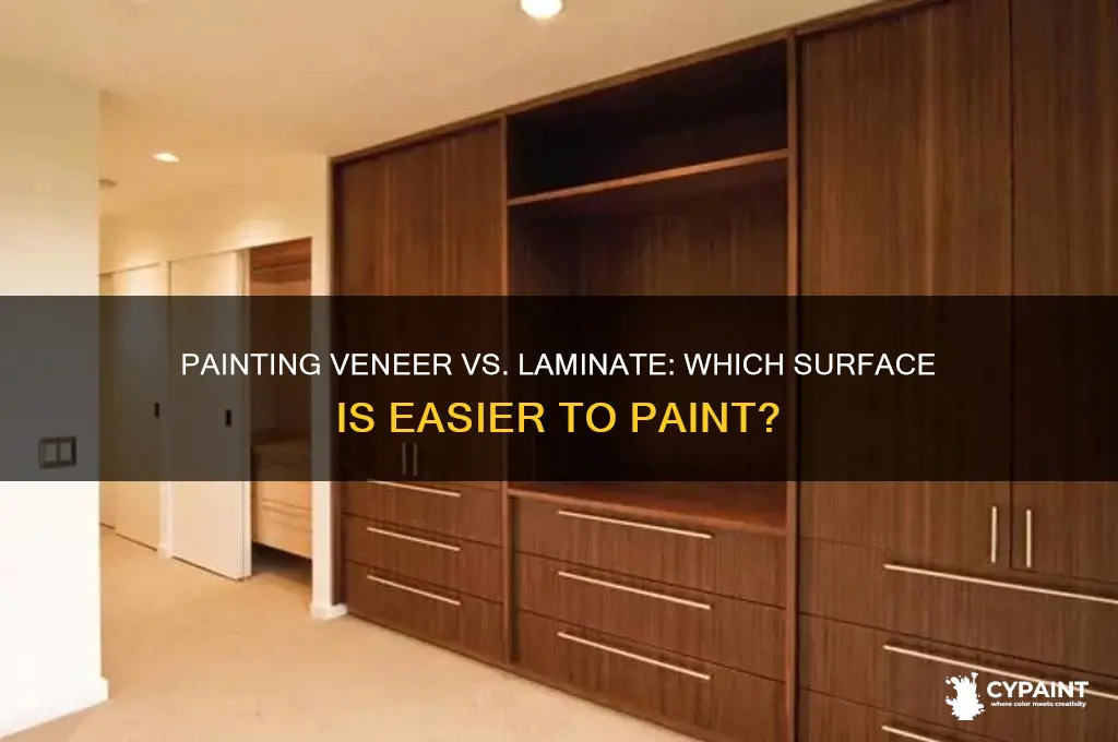 is it easier to paint veneer or laminate