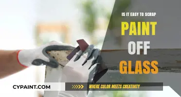 Scraping Paint Off Glass: Easy or Challenging DIY Task?