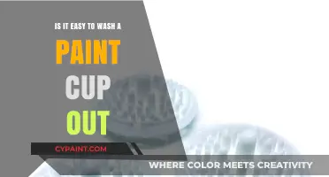 How Simple Is It to Clean a Paint Cup?