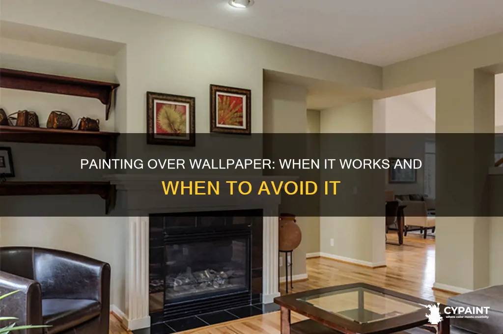 is it ever ok to paint over wallpaper