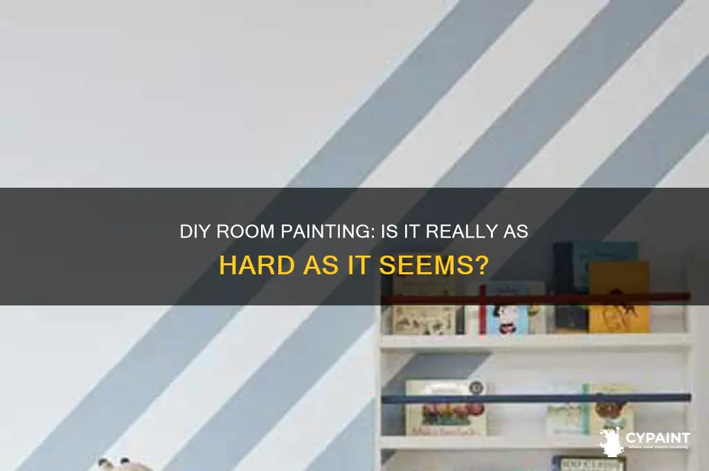 is it hard to diy paint a room