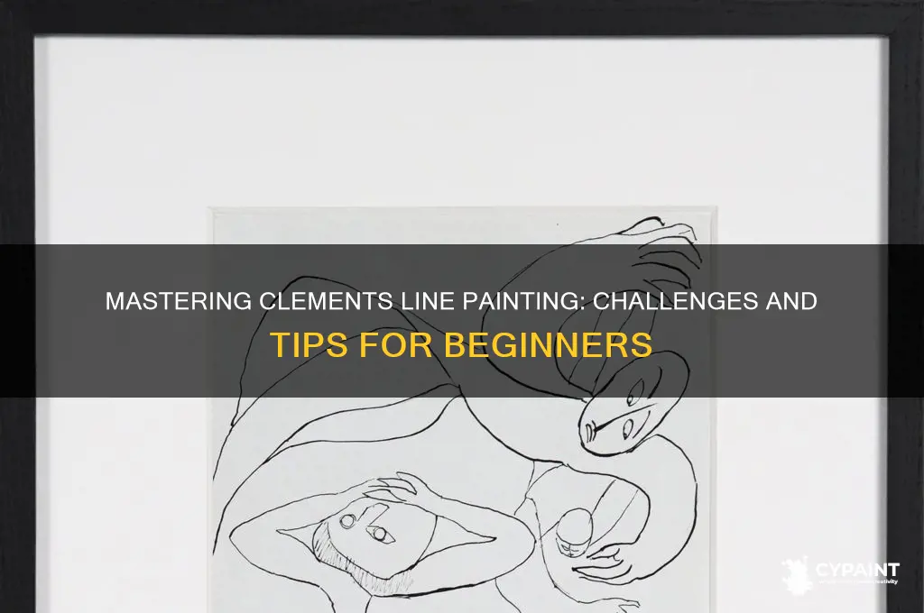 is it hard to do clements line painting