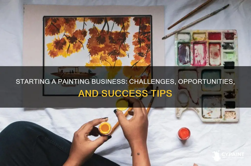 is it hard to start a painting business