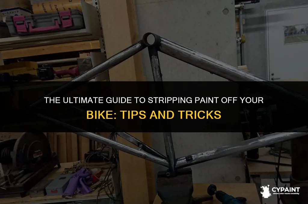 is it hard to strip paint off of a bike