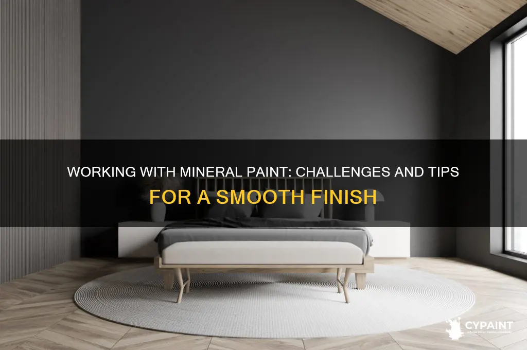 is it hard to work with mineral paint