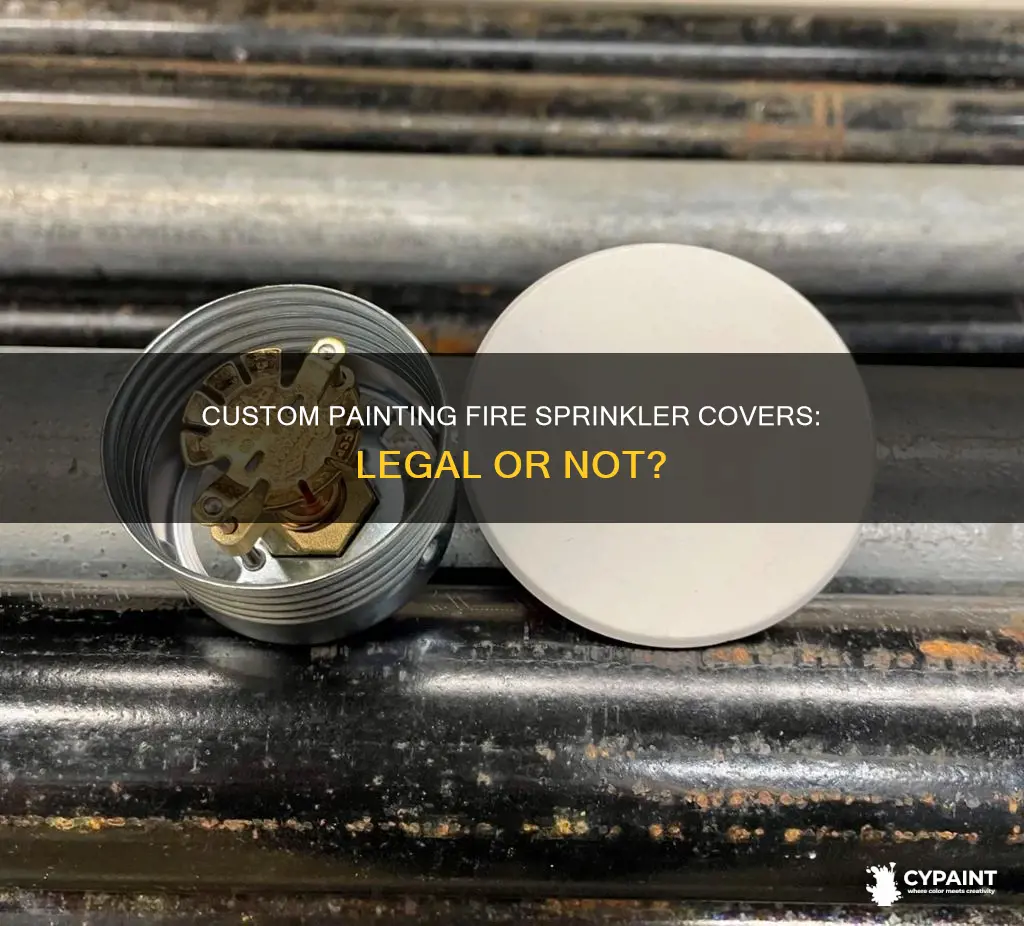 is it illegal to custom paint fire sprinkler covers