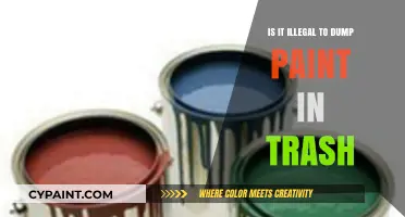 Is Dumping Paint in Trash Illegal? Legal Disposal Guidelines Explained