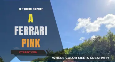 Is Painting Your Ferrari Pink Legal? Unraveling the Law